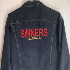 Balenciaga Classic Denim Jacket ‘Sinners’